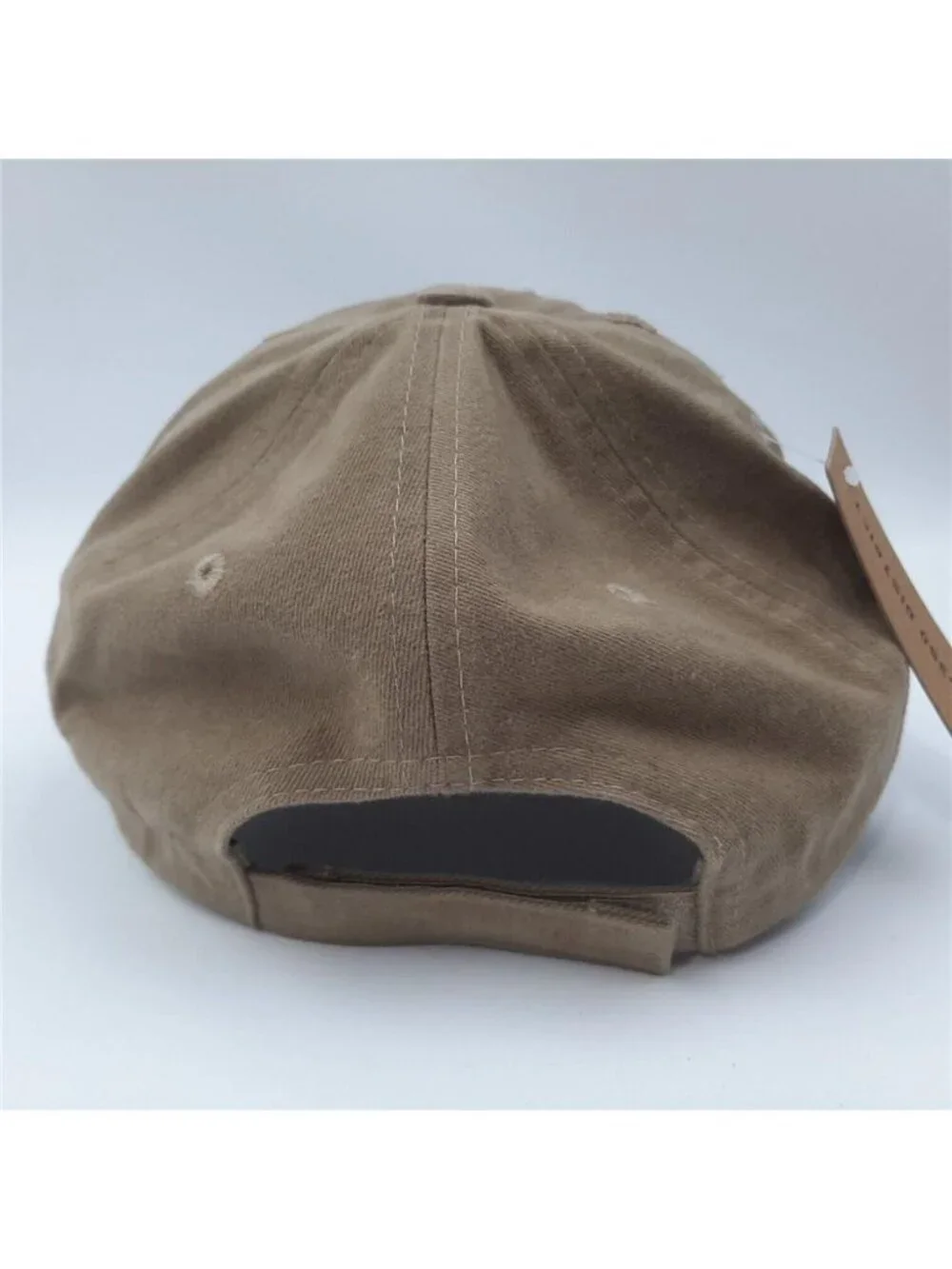 Retro Distressed 4x4 Off Road Patch Hat Hair Don't Care Khaki Dad Cap New